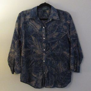 Ralph Lauren Lightweight 3/4 Sleeve Length Blouse